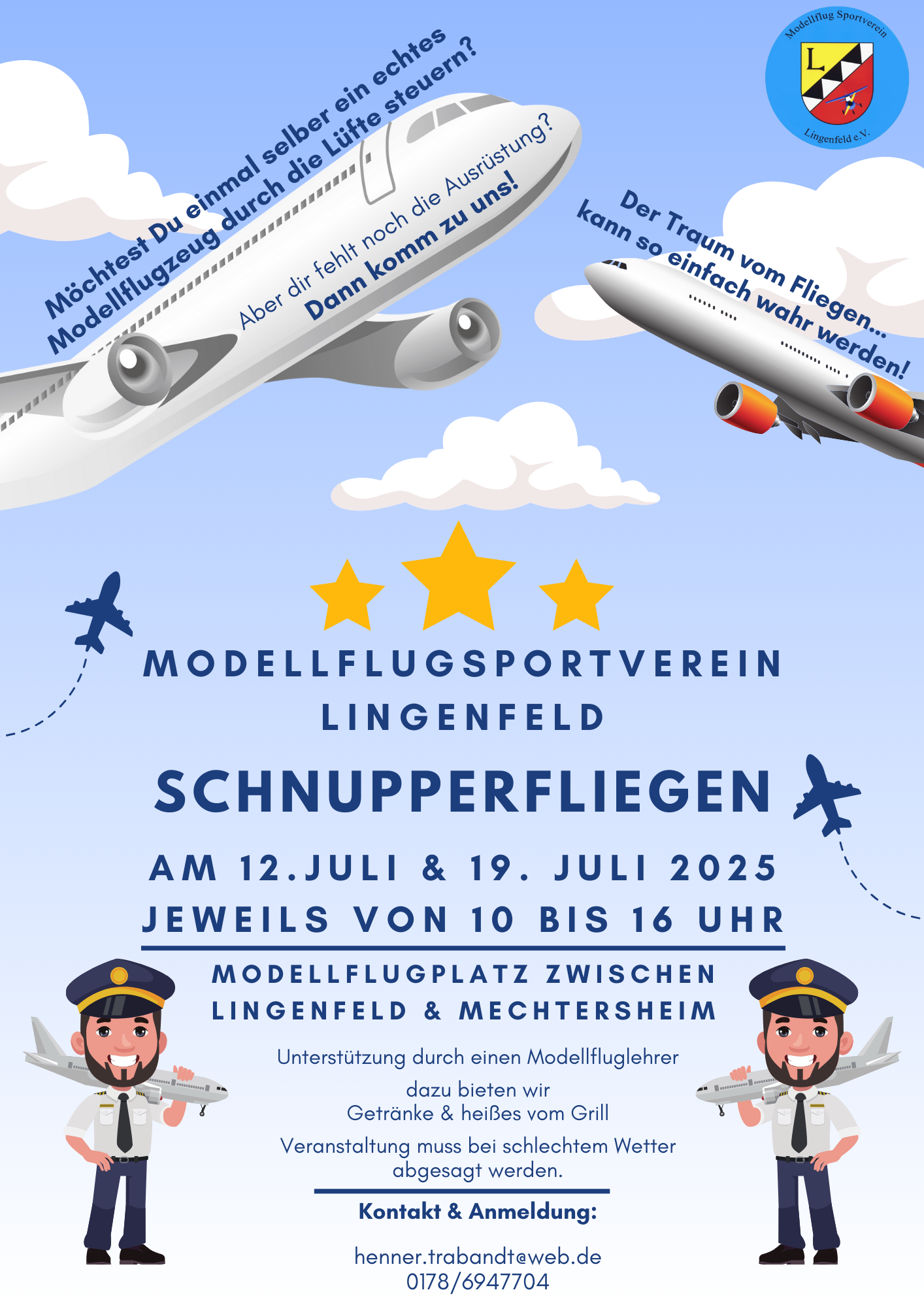 Schnupperfliegen Lingenfeld